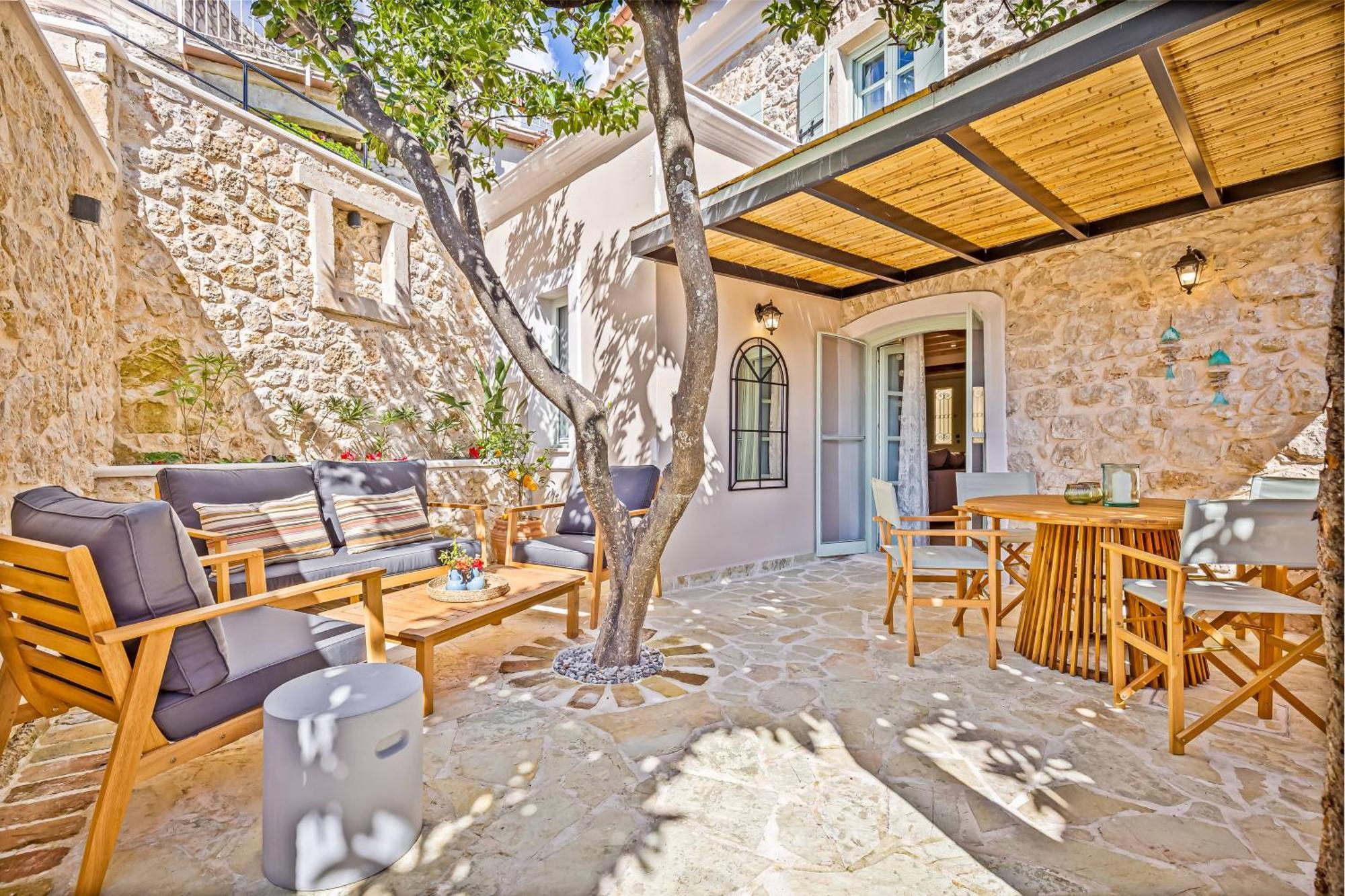 Courtyard Cottage Corfu Lakones Экстерьер фото